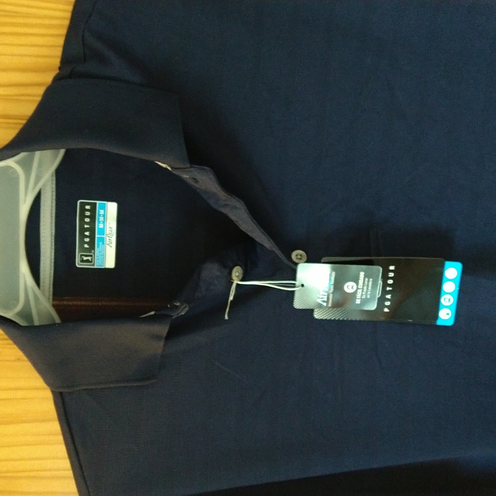 PGA Tour Airflux SPF 50 polo shirt NWT